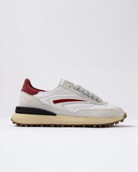 ATHLETA NYLON BIAŁY-BORDEAUX