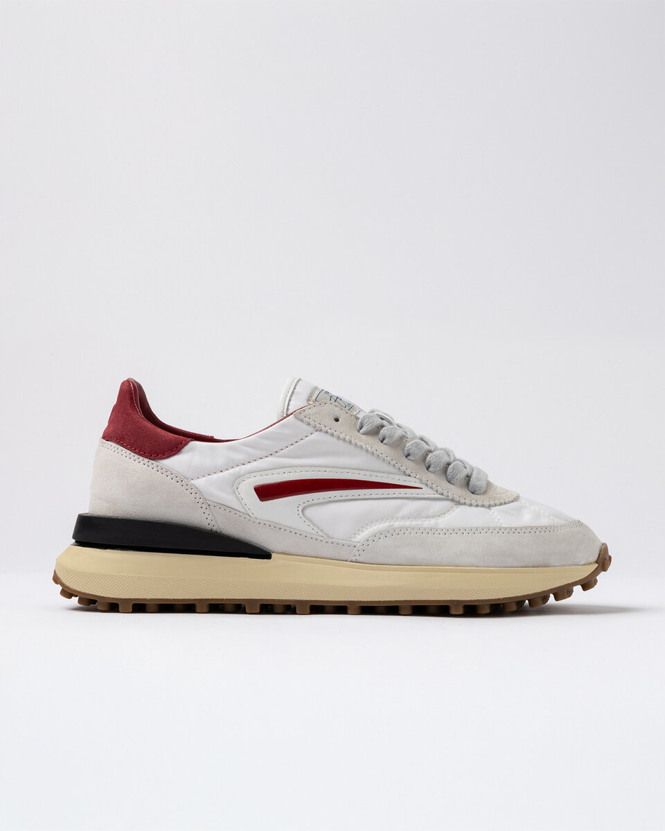 ATHLETA NYLON BIAŁY-BORDEAUX