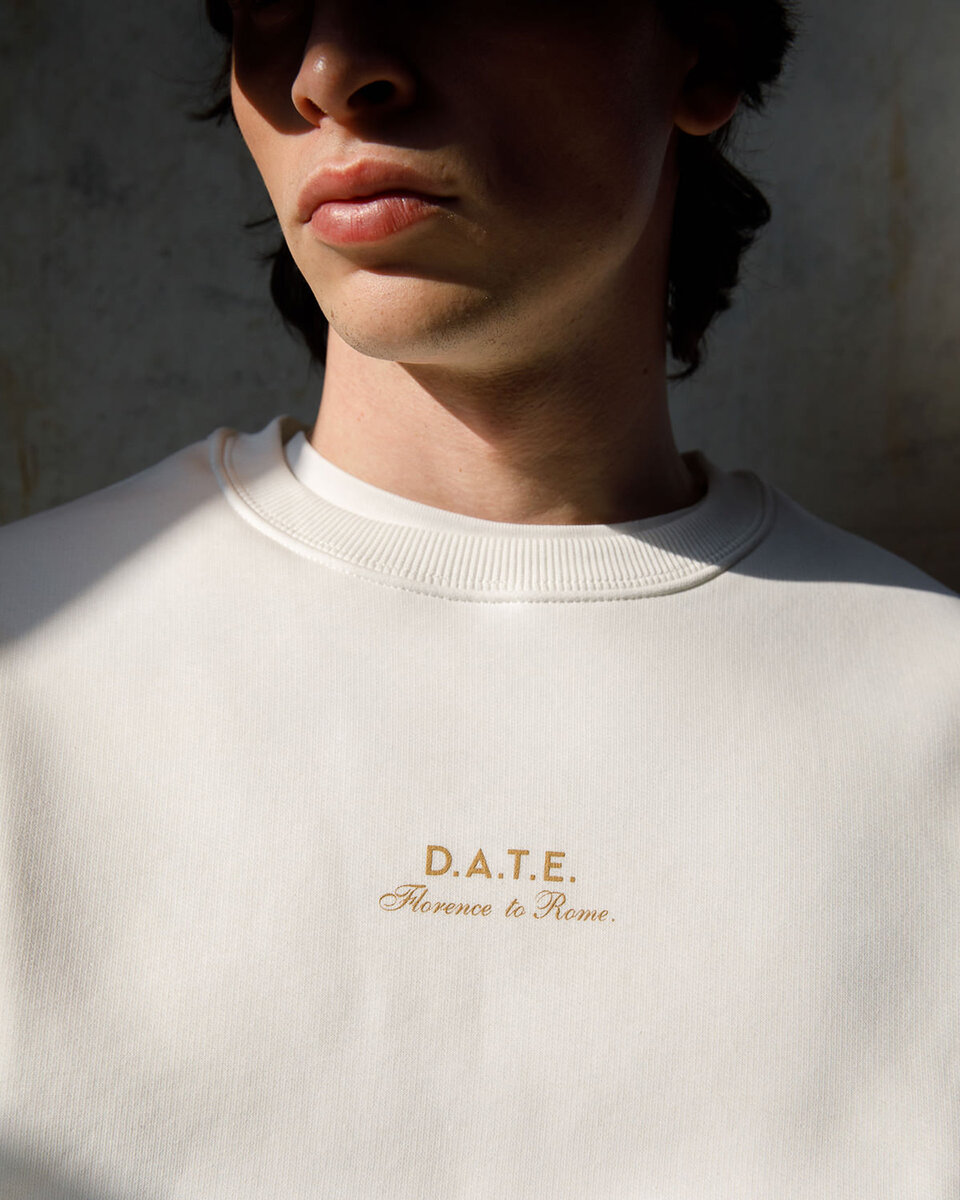 BLUZA DATE ROME W KOLORZE KOŚCI SŁONIOWEJ